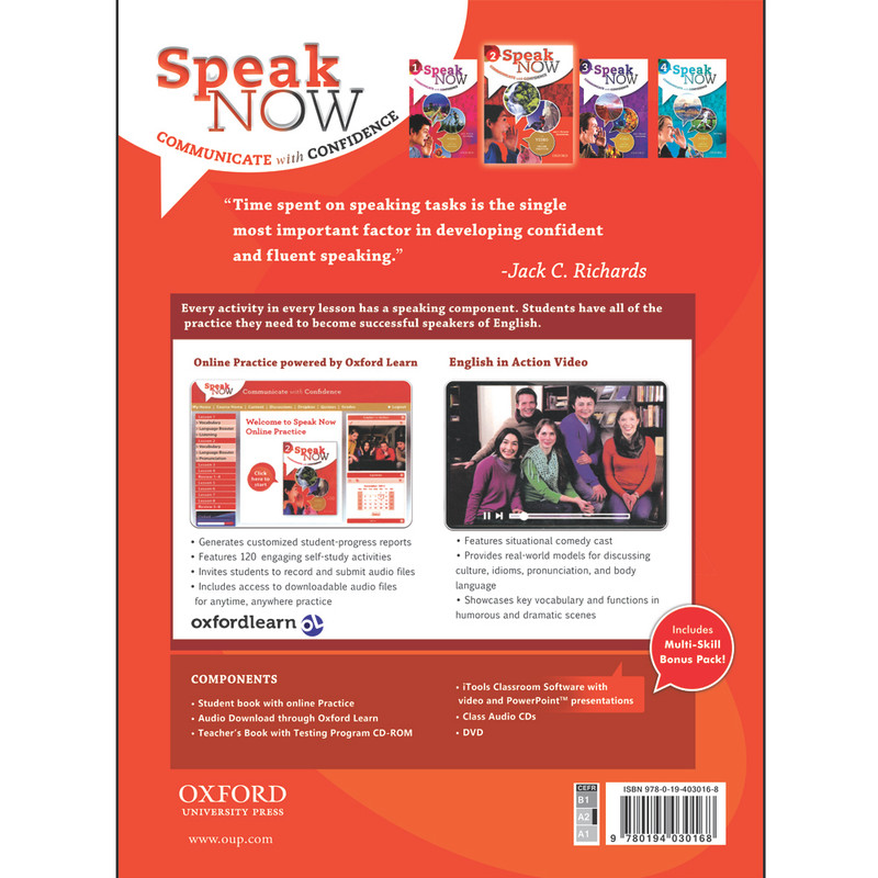 کتاب Speak Now 2 اثر Jack C.Richards & David Bohlke انتشارات Oxford
