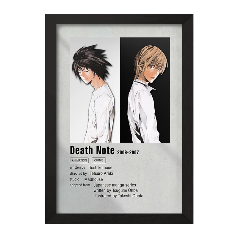 تابلو خندالو مدل انیمه دفترچه مرگ کد F11270