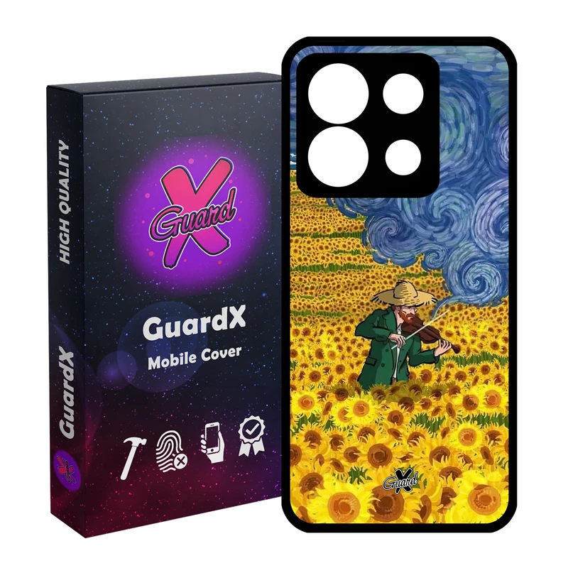 کاور گارد ایکس طرح Art مدل Glass10580 مناسب برای گوشی موبایل شیائومی Redmi Note 13 5G