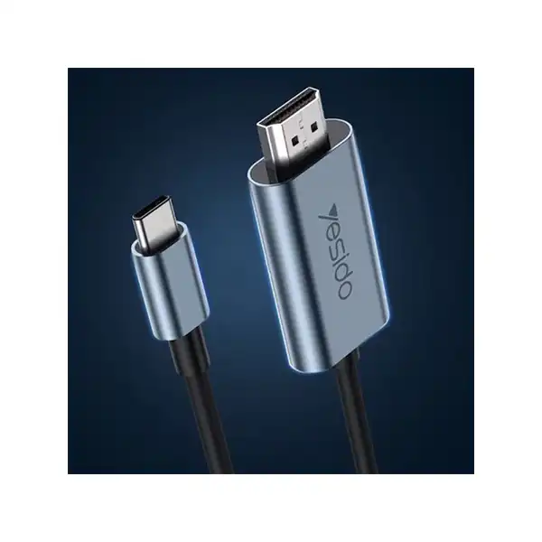 کابل تبدیل USB-C به HDMI یسیدو مدل HM10 طول 2 متر