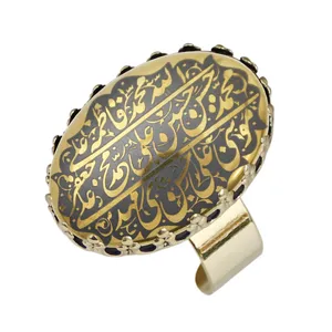 انگشتر زنانه مدل حدید الله و چهارده معصوم کد 8587