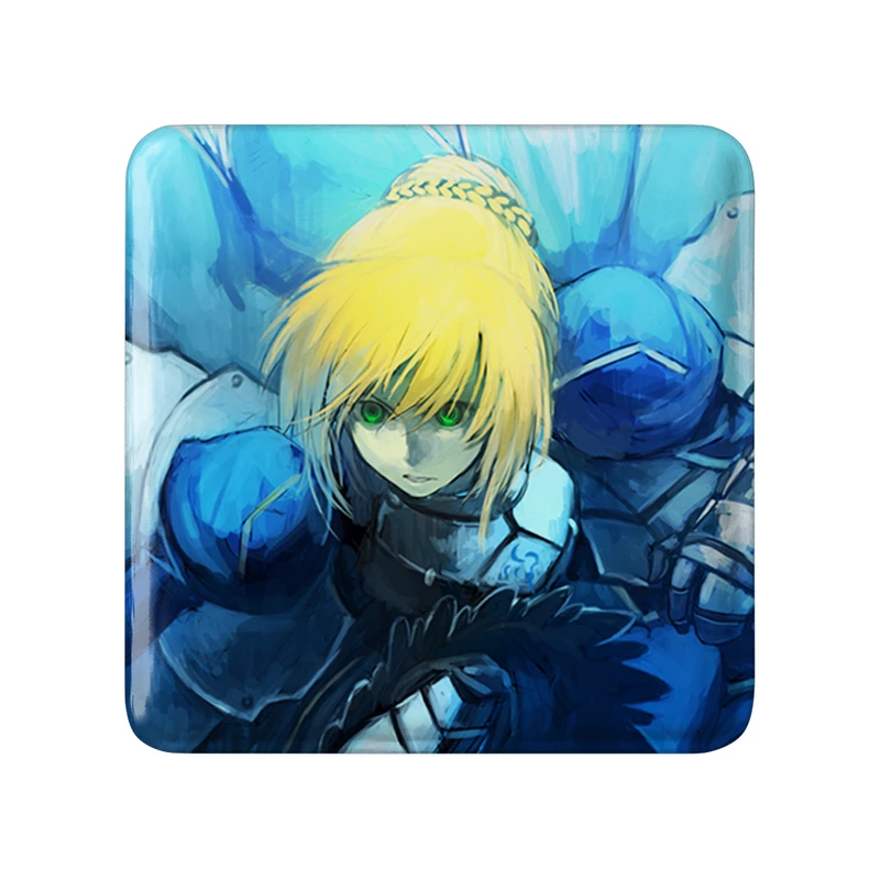 مگنت خندالو طرح التر انیمه فیت استی نایت Fate Stay Night  مدل مربعی کد 22822