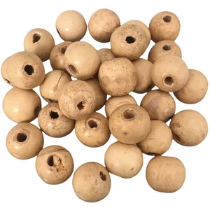 مهره دستبند مدل چوبی کد 348 بسته 30 عددی