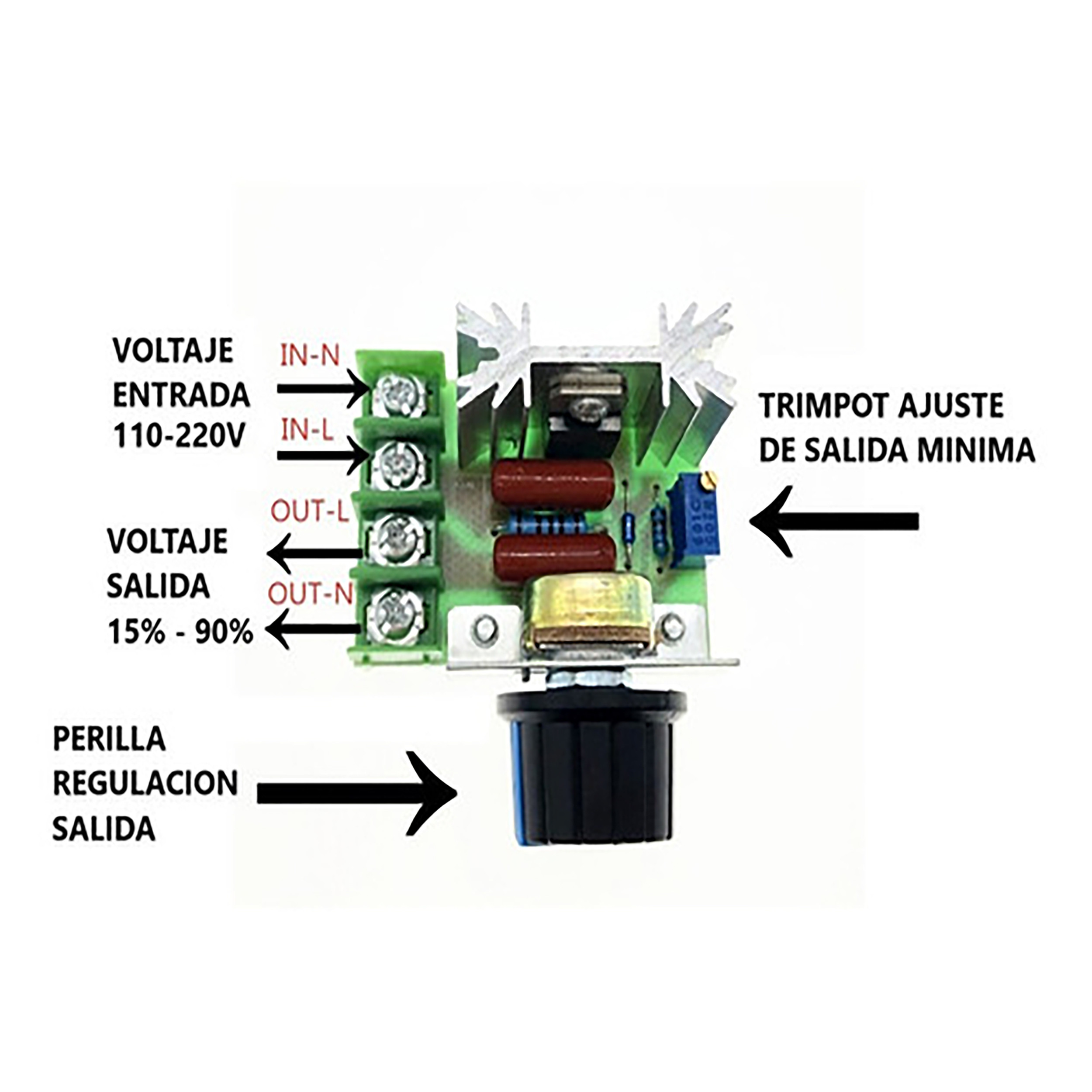 کیت دیمر مدل SCR 2000W