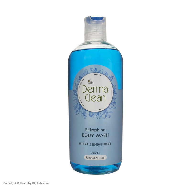شامپو بدن درماکلین مدل شکوفه سیب حجم 500 میلی لیتر