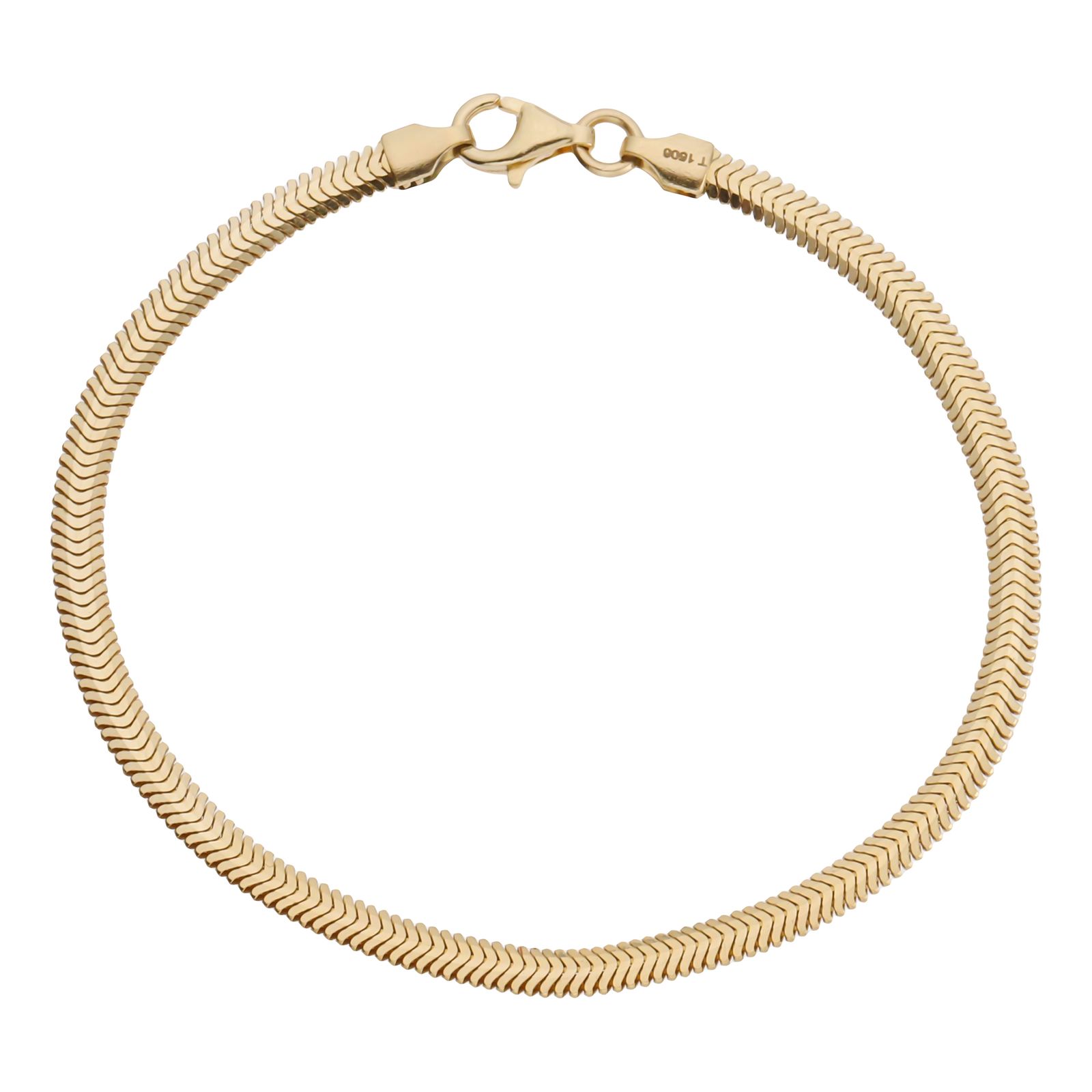 دستبند طلا 18 عیار زنانه مایا ماهک مدل MB1698 طرح تیغ ماهی -  - 1