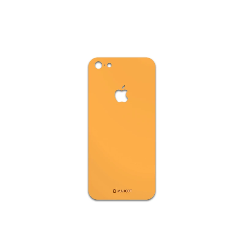 برچسب پوششی ماهوت مدل Matte-Orange مناسب برای گوشی موبایل اپل iPhone 5