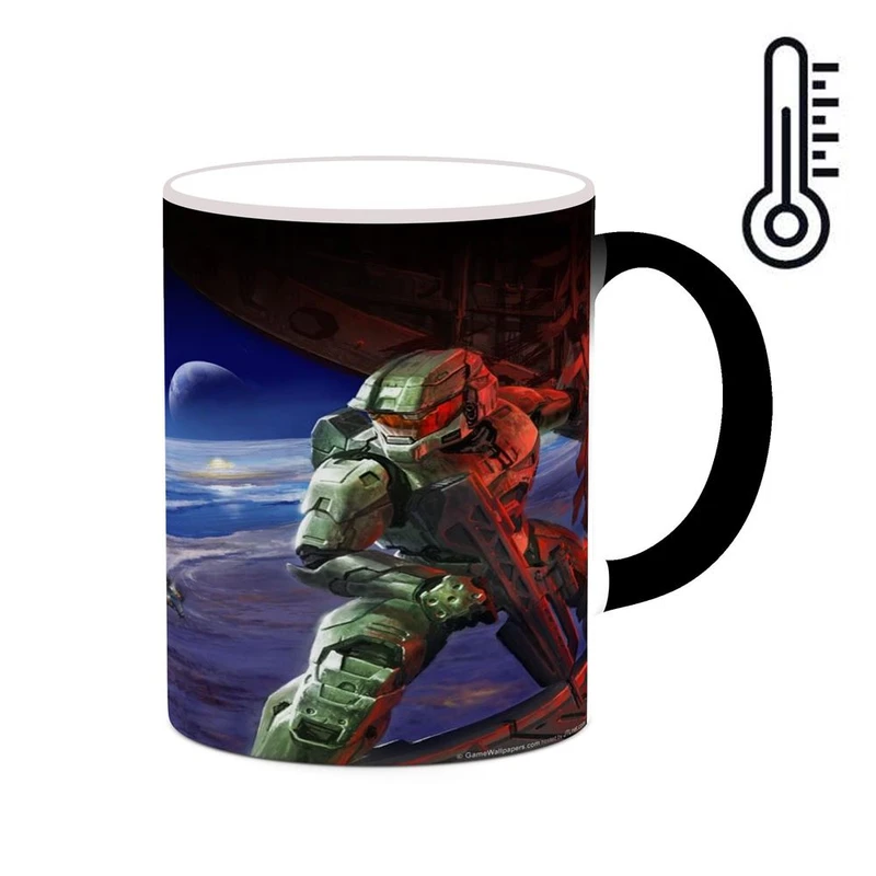 ماگ حرارتی کاکتی مدل بازی هالو Halo 2 کد mgh29016