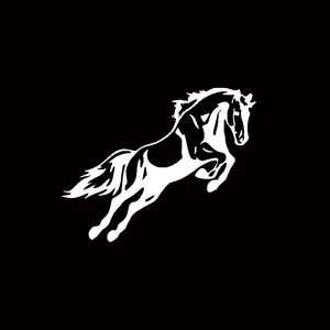 برچسب خودرو طرح اسب کد ZK5000