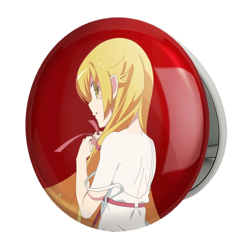 آینه جیبی خندالو طرح شینوبو اوشینو انیمه مونوگاتاری مدل تاشو کد 16178 