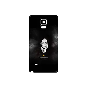 MAHOOT Angelina Jolie Cover Sticker for Samsung Galaxy Note 4