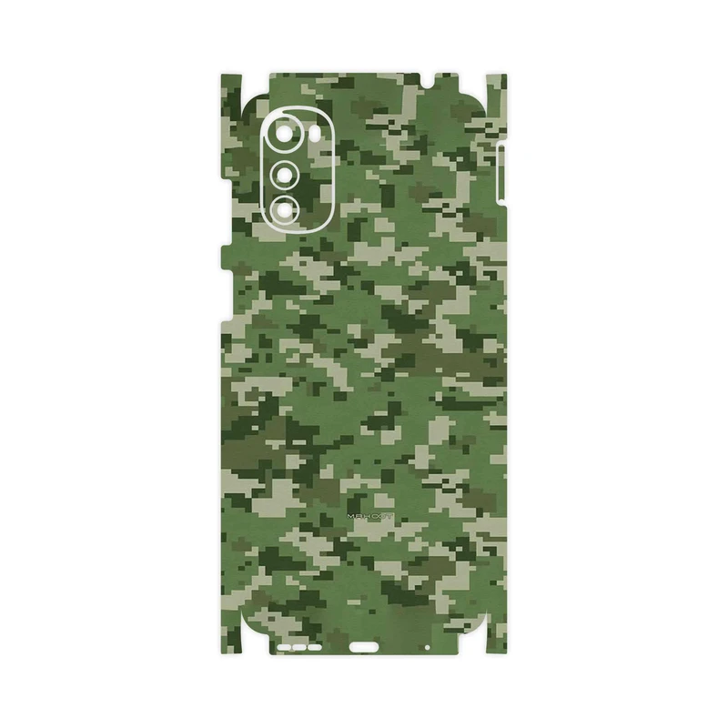 برچسب پوششی ماهوت مدل Army_Green_Pixel-FullSkin مناسب برای گوشی موبایل موتورولا Moto E32s