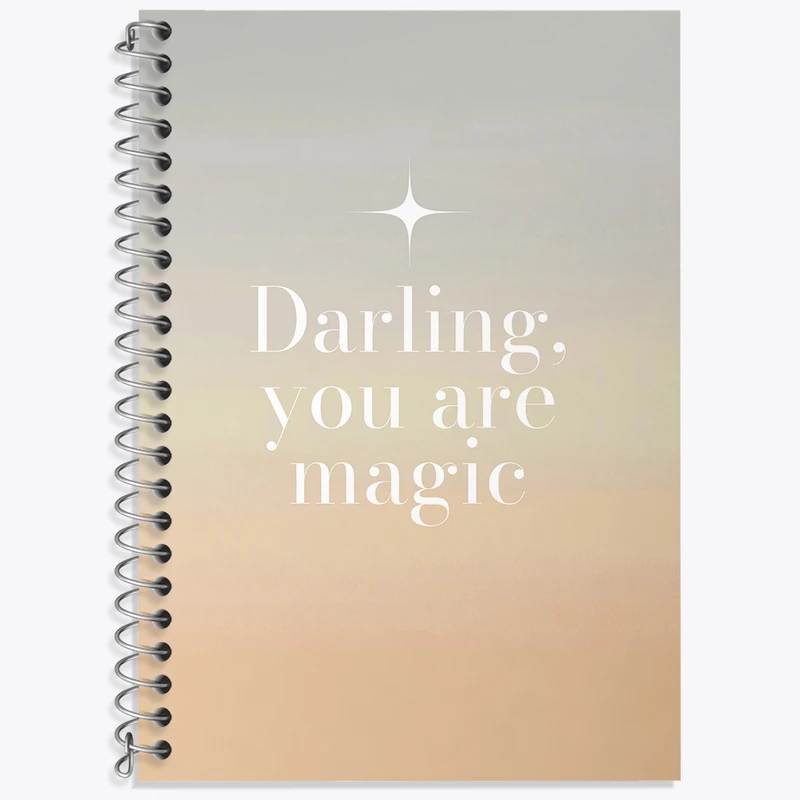 دفتر نت موسیقی 50 برگ خندالو طرح Darling You Are Magic کد N2287