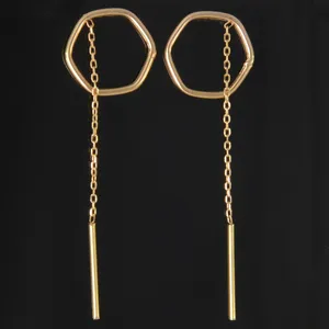  گوشواره طلا 18 عیار زنانه مدل 670130