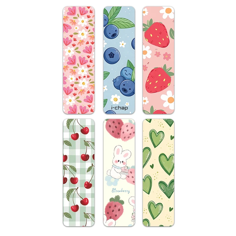 نشانگر کتاب آی چاپ طرح میوه کد 03 بسته 6 عددی