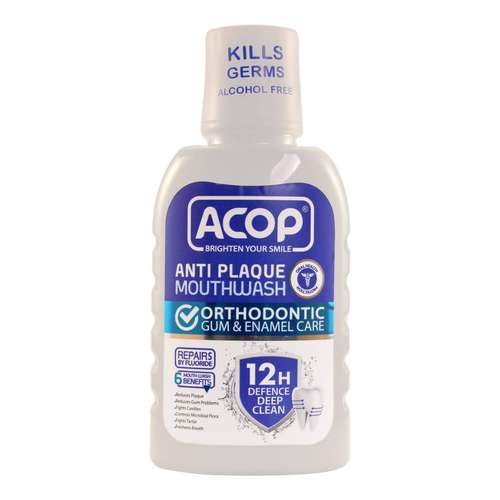 دهان شویه اکوپ مدل ارتودنسی حجم 300 میلی لیتر مجموعه 2 عددی