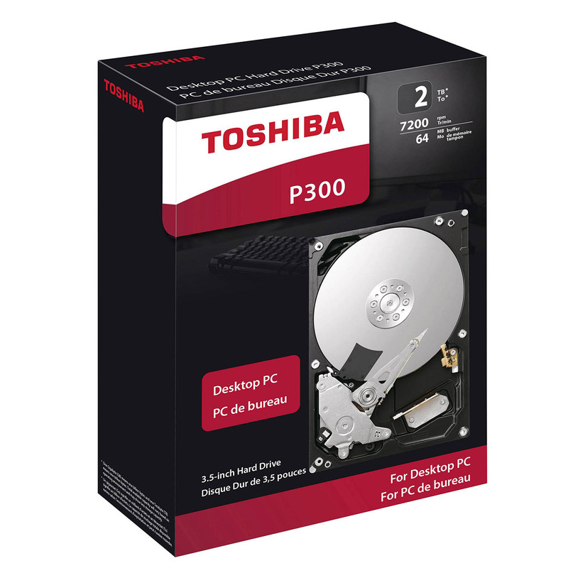 هارددیسک اینترنال توشیبا مدل P300 HDWD120 ظرفیت 2 ترابایت