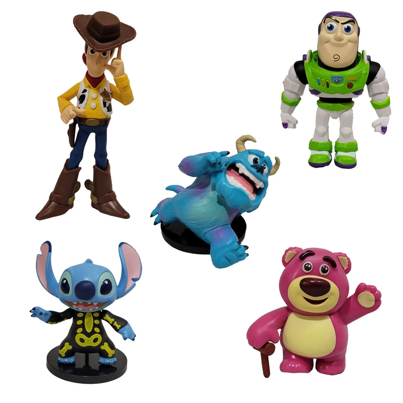 فیگور مدل بازلایتر وودی لاتسو کد 3121 مجموعه 5 عددی