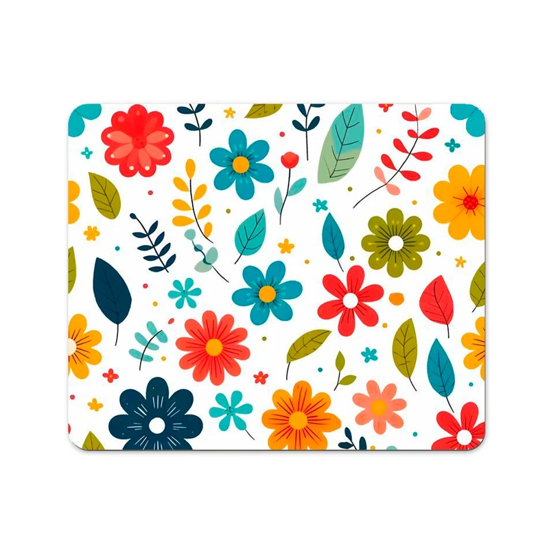 ماوس پد پاد آفرین طرح گل کد 909 سایز 19*24 سانتی متر