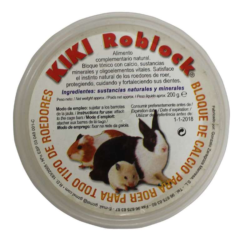 سنگ کلسیم جوندگان مدل KIKI ROBLOCK وزن 80 گرم سنگ کلسیم جوندگان مدل KIKI ROBLOCK وزن 80 گرم