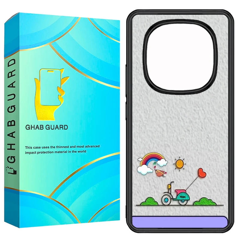 کاور قاب گارد طرح نقاشی مدل GN14P مناسب برای گوشی موبایل شیائومی Redmi Note 14 Pro 5G / Note 14 Pro Plus 5G