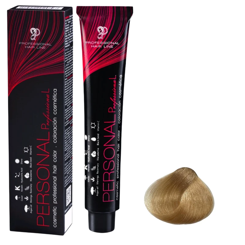 رنگ مو پرسونال پی ال شماره 8.75 حجم 100 میلی لیتر رنگ کنفی عروسکی روشن