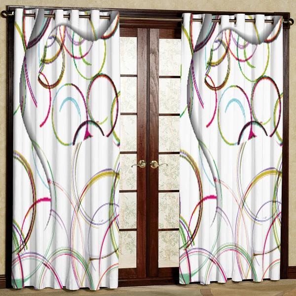 پرده مدل مخمل پانچی کد 6659 سایز 280x140 سانتی متر