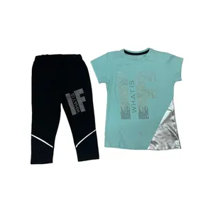 ست تی شرت و شلوار دخترانه مدل ستاره