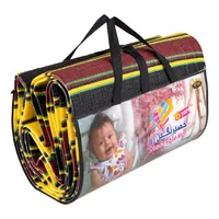 زیر انداز سفری 12 نفره حصیر نگین رز مدل 6 VIP