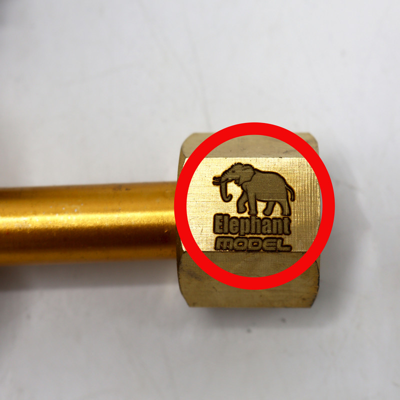 مانومتر جوشکاری مدل الفنت طرح هرمس کد YP-AR-CO2-FLOMETR