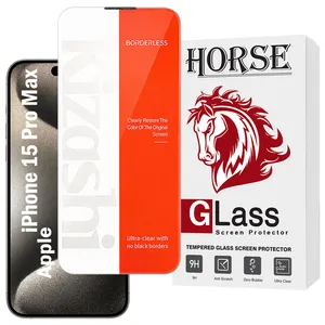 Horse KIZNOSTH Screen Protector For Apple iPhone 15 Pro Max