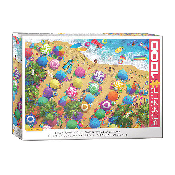 پازل 1000 تکه یوروگرافیکس پازلز مدل 6000-5871 Beach Summer Fun