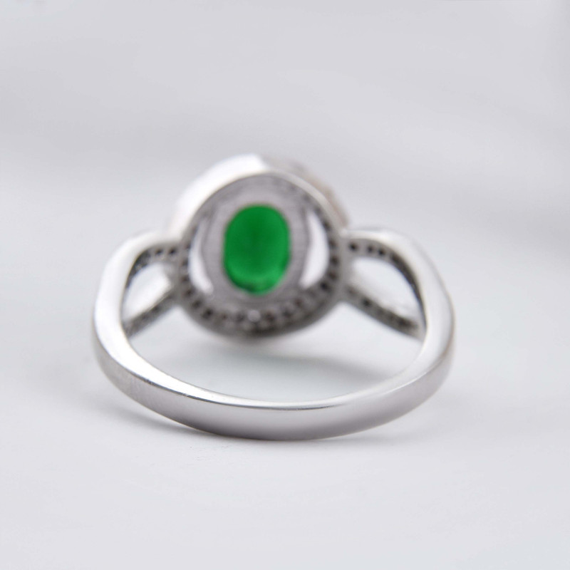 انگشتر نقره زنانه بازرگانی میلادی مدل سنگ کوارتز بدون ریزش ابکاری رادیوم کد AWR_1537