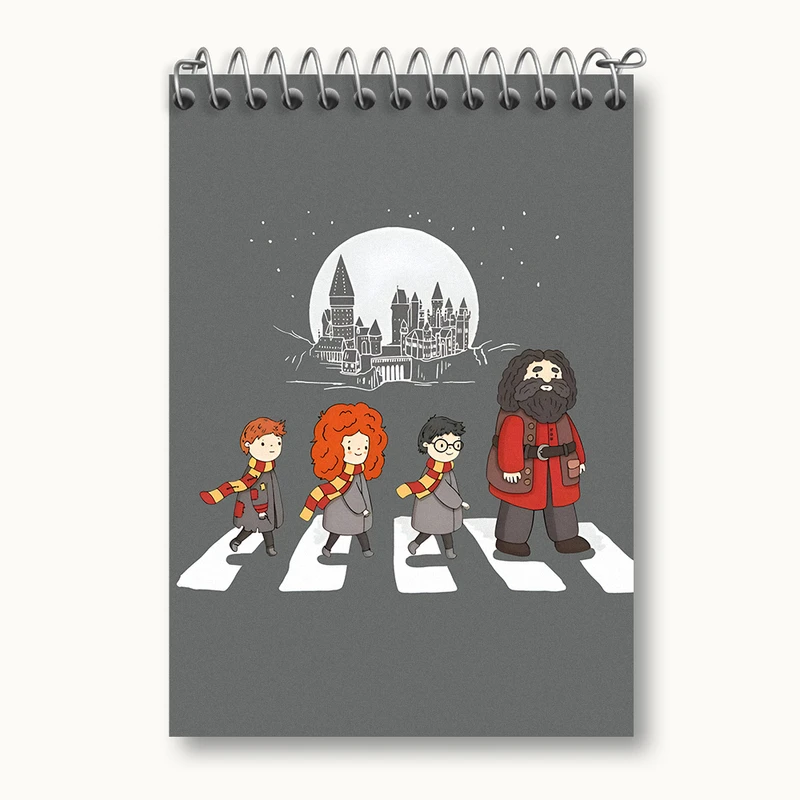 دفتر یادداشت 50 برگ خندالو طرح هری پاتر (Harry Potter) کد N4597