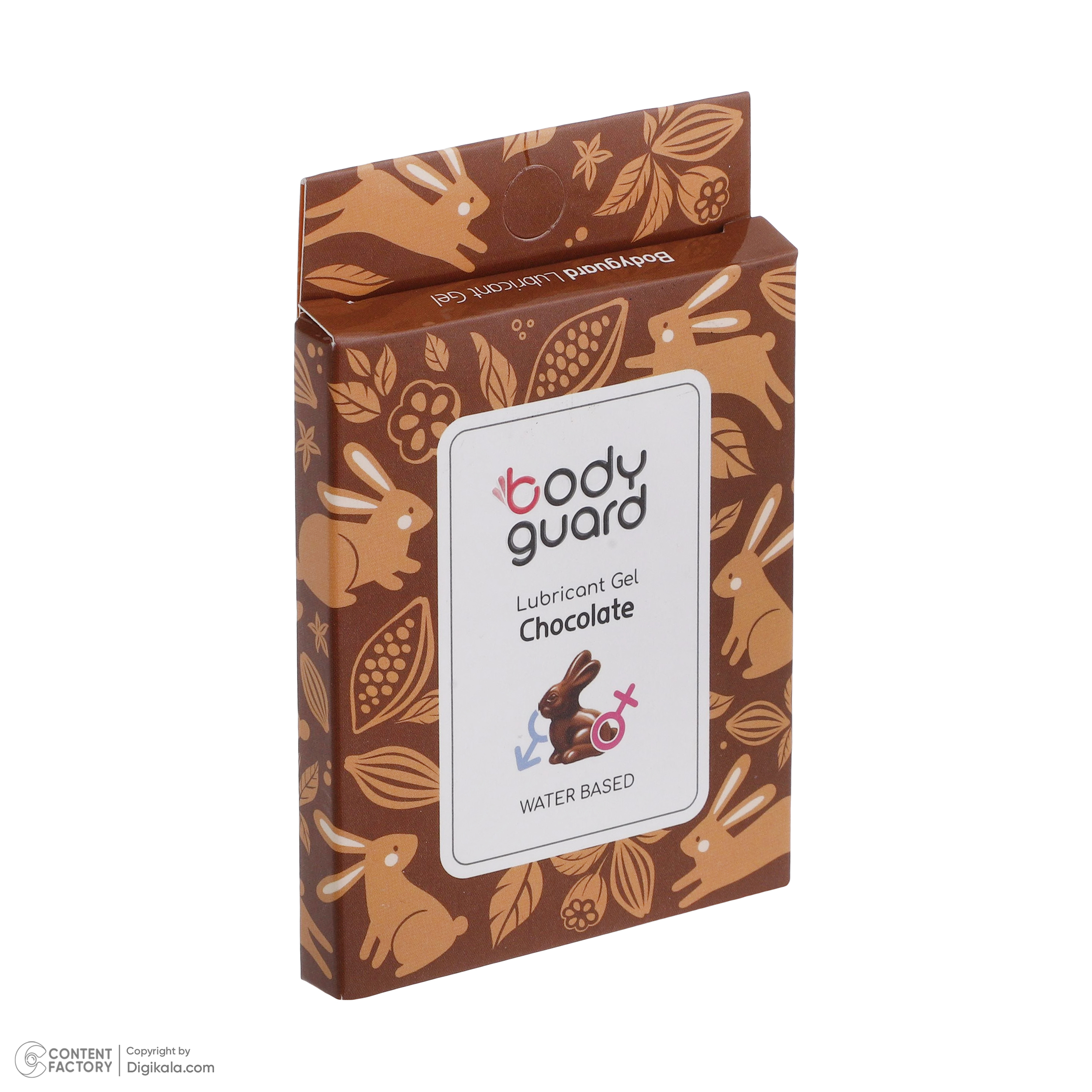 ژل لوبریکانت بادیگارد مدل Chocolate بسته 3 عددی