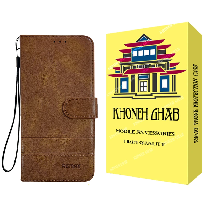 کیف کلاسوری خونه قاب مدل KFR مناسب برای گوشی موبایل شیائومی Redmi Note 13 Pro 4G به همراه بندآویز