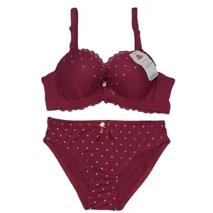 ست شورت و سوتین زنانه مدل خال خالی کد F244