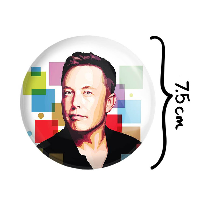 آینه جیبی خندالو مدل ایلان ماسک Elon Musk کد 10918 آینه جیبی خندالو مدل ایلان ماسک Elon Musk کد 10918
