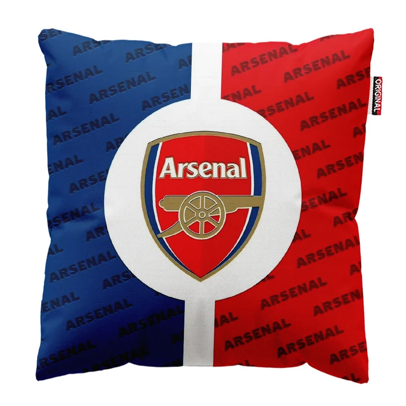  کوسن پاد آفرین طرح باشگاه آرسنال کد 3805 سایز 30*30 سانتی متر