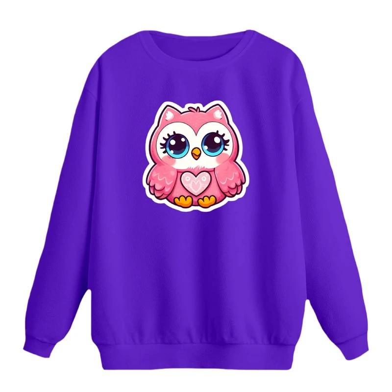 سویشرت زنانه مدل جغد فانتزی کد02 