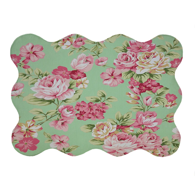 پادری مدل دالبر طرح گل کد 5910 سایز 80x110 سانتی متر 