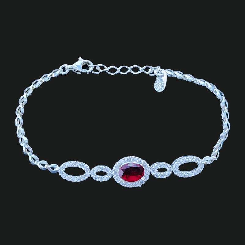 دستبند نقره زنانه مدل 30572 دستبند نقره زنانه مدل 30572