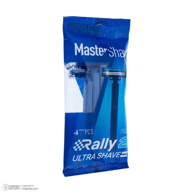 خود تراش مستر شیو مدل Rally2 بسته 4 عددی