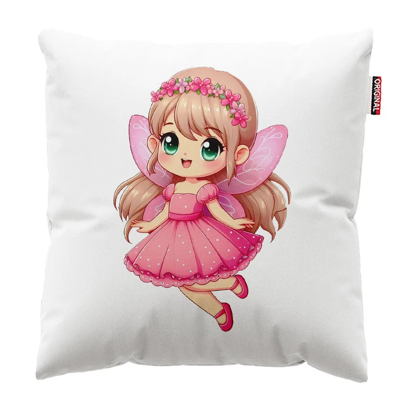  کوسن پاد آفرین طرح دختر کوچولو کد 3795 سایز 30*30 سانتی متر