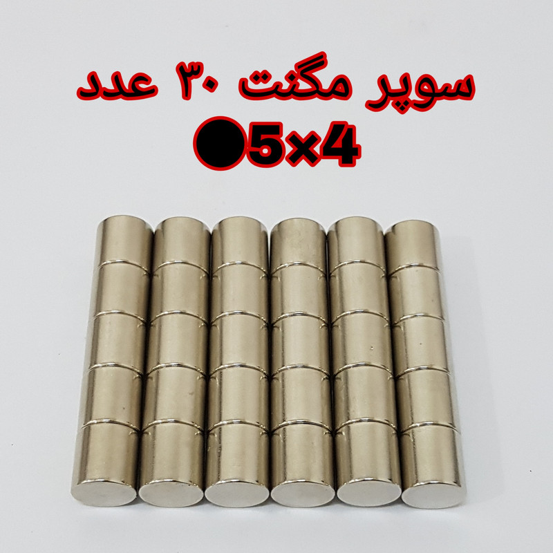 آهن ربا مدل M5-4 کد ۱۲۳۱ بسته ۳۰ عددی