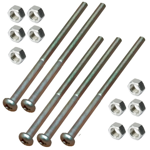 پیچ و مهره مدل M3 - 60mm مجموعه 15 عددی