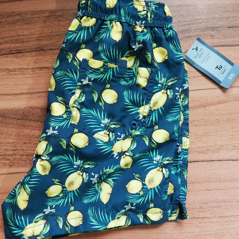 مایو مردانه تی یو مدل هاوایی 04 رنگ سبز