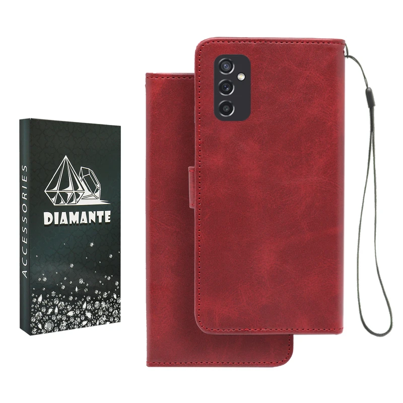  کیف کلاسوری دیامانته مدل Mortand Bk مناسب برای گوشی موبایل سامسونگ Galaxy M52 