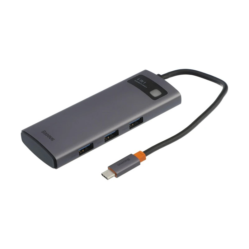 هاب 6 پورت USB-C بیسوس مدل WKWG030213