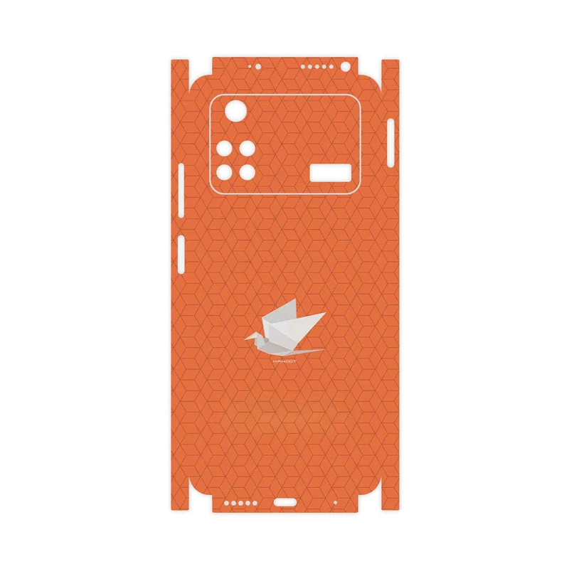برچسب پوششی ماهوت مدل Minimalist origami bird-FullSkin مناسب برای گوشی موبایل شیائومی Poco M4 Pro 4G